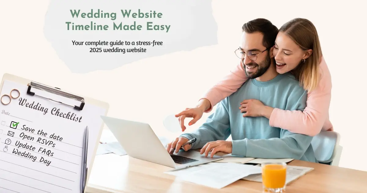 Wedding Website Timeline: When to Launch & What to Update (2025 Guide)