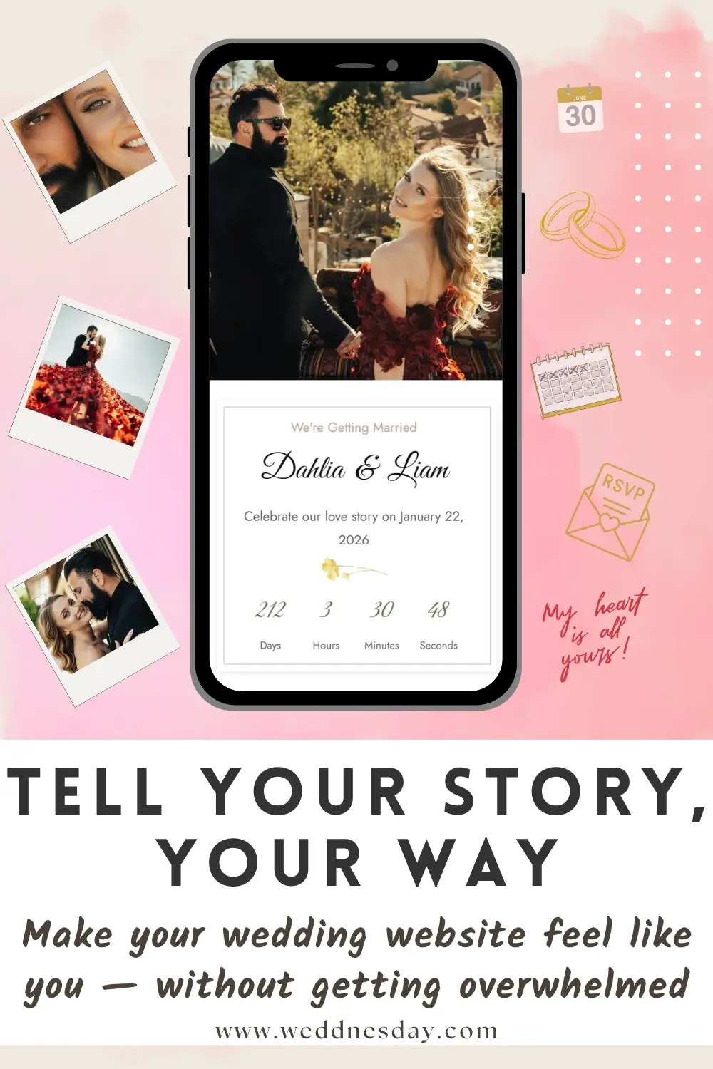 Alternate Pinterest Pin - Tell Your Story, Your Way