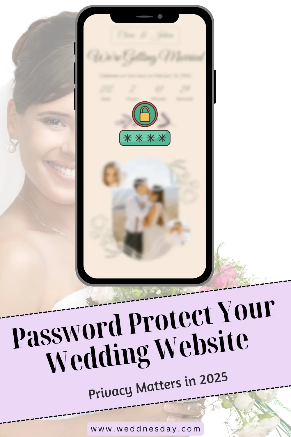 Alternate Pinterest Pin - Keep Your Wedding Info Safe
